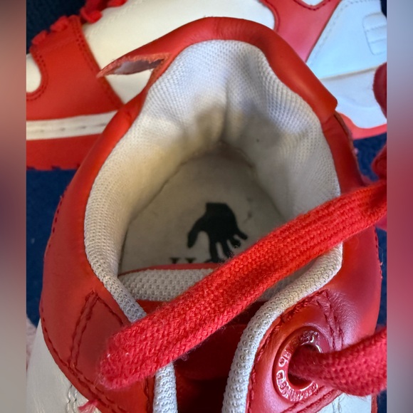 Off-White Out of Office White Red Sneakers - Picture 4 of 11